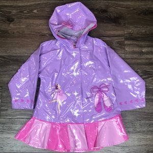 Kidorable rain coat rain jacket ballerina size 5/6